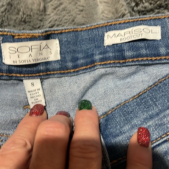 Sofia Jeans with utility pockets. - Picture 3 of 4